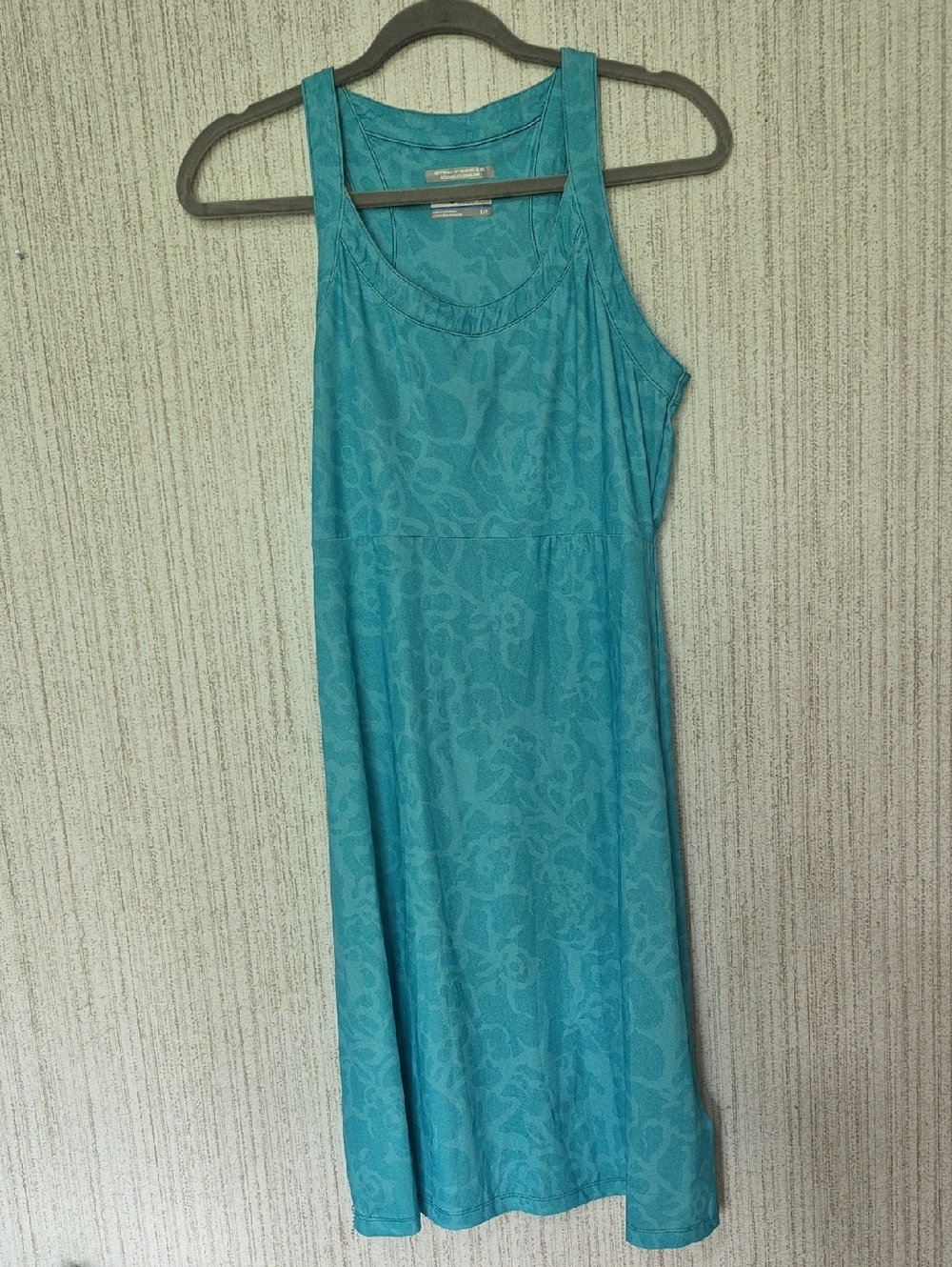Columbia Size Small Blue Floral Printed Dress Omni-Freeze Advanced Cooling